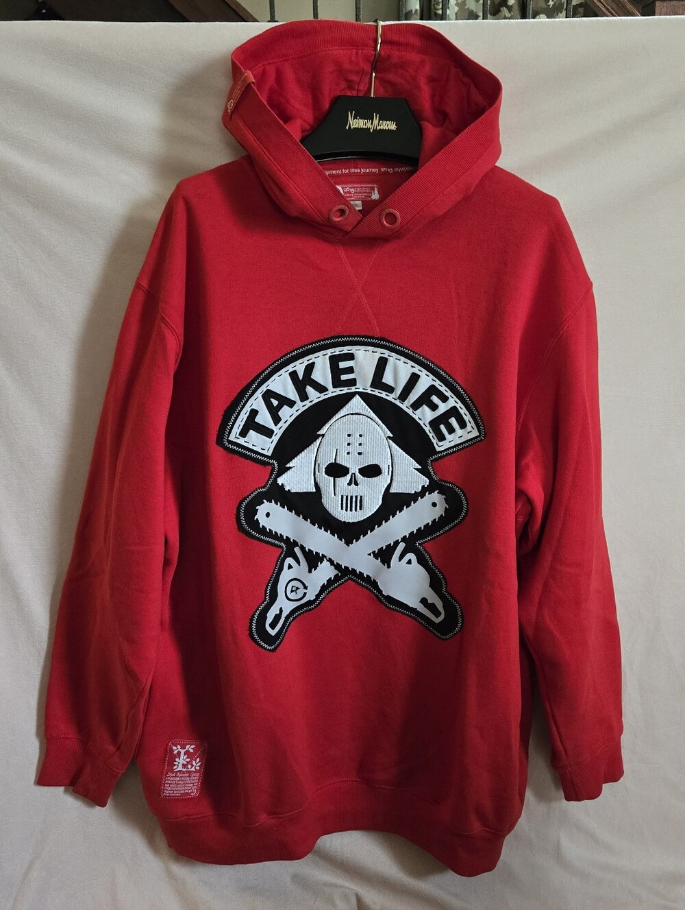 Lifted Research Group LRG Dead Serious Take Life Easy Hoodie RED